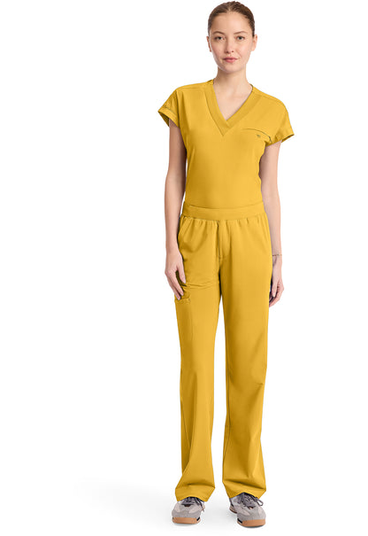 Pursuit IN023A Women's 4-Pocket Straight Leg Pants Butterscotch