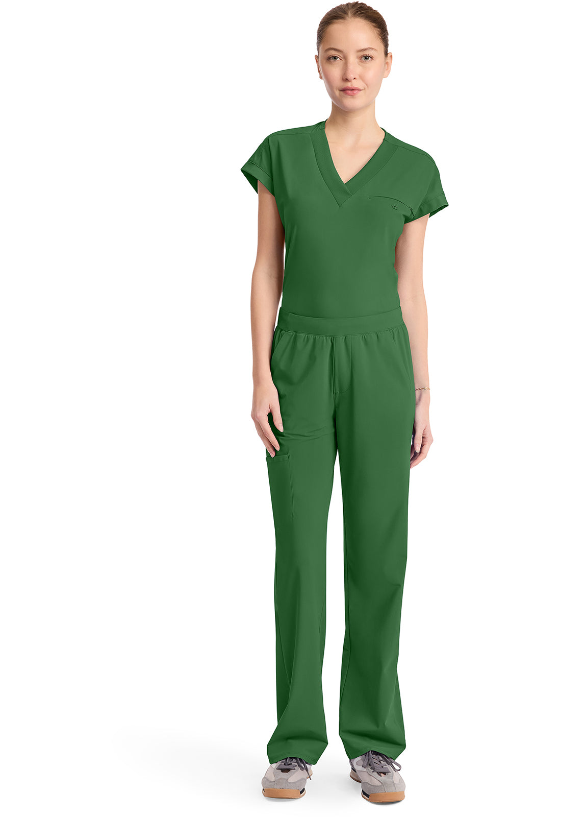 Pursuit IN023A Women's 4-Pocket Straight Leg Pants Retro Green