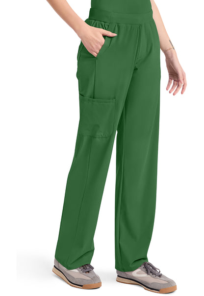 Pursuit IN023A Women's 4-Pocket Straight Leg Pants Retro Green