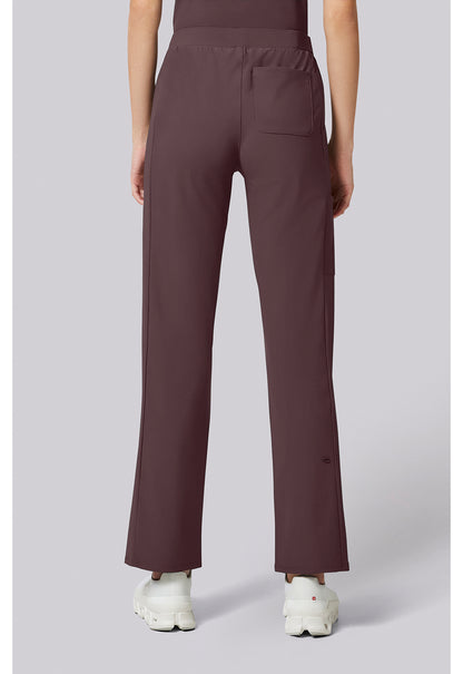 Pursuit IN023A Women's 4-Pocket Straight Leg Scrub Pants Walnut Roast