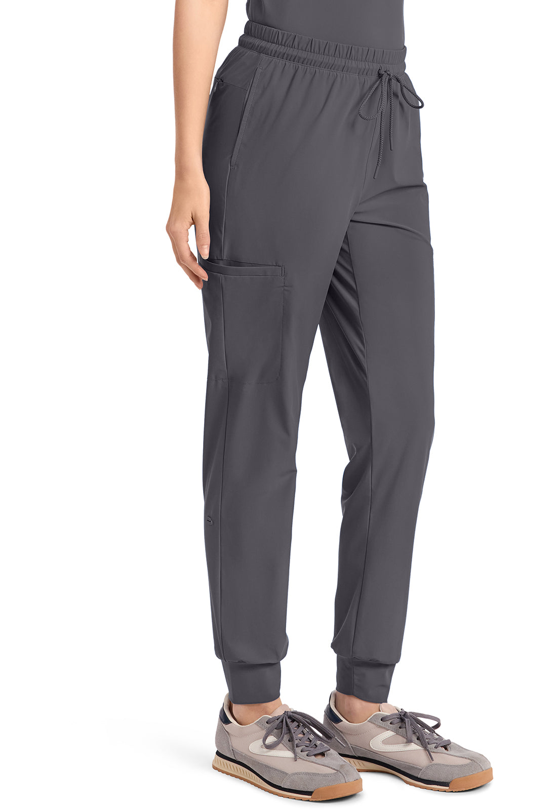 Pursuit IN024A Women's 5-Pocket Jogger Pants Pewter