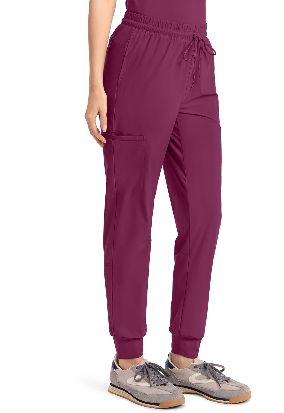 Pursuit IN024A Women's 5-Pocket Jogger Pants Wine
