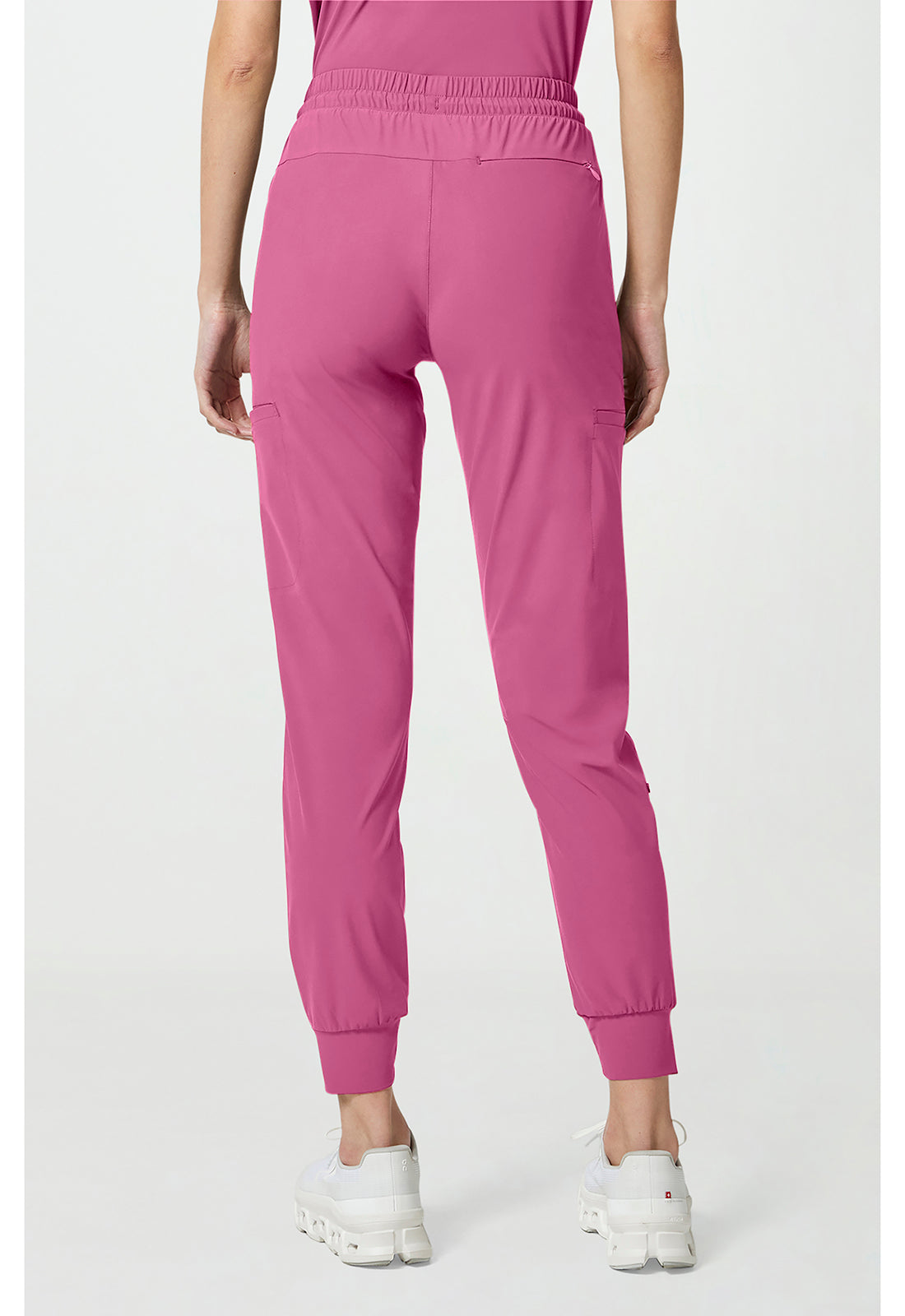 Pursuit IN024A Women's 5-Pocket Scrub Joggers Tropical Pink