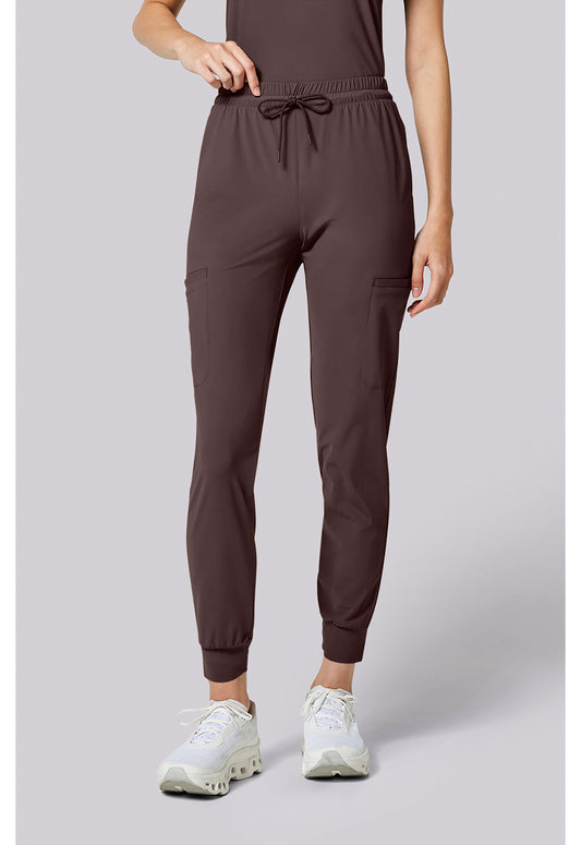 Pursuit IN024A Women's 5-Pocket Scrub Joggers Walnut Roast