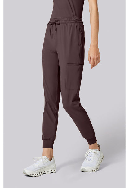 Pursuit IN024A Women's 5-Pocket Scrub Joggers Walnut Roast