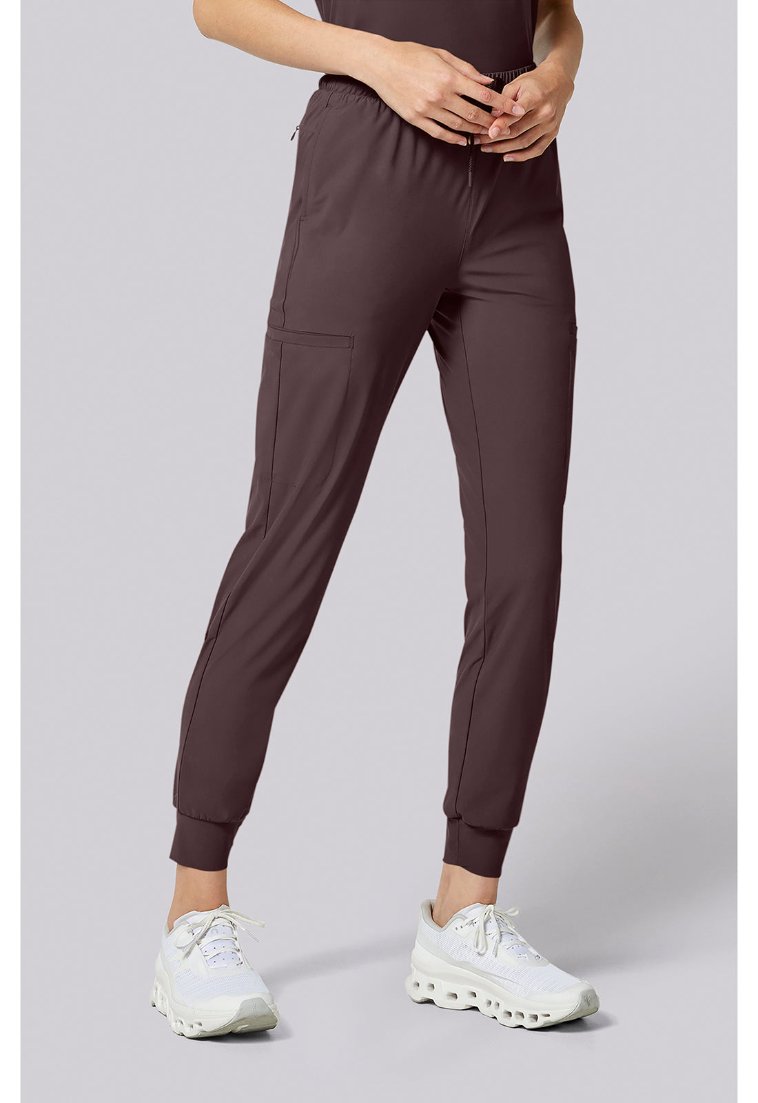 Pursuit IN024A Women's 5-Pocket Scrub Joggers Walnut Roast