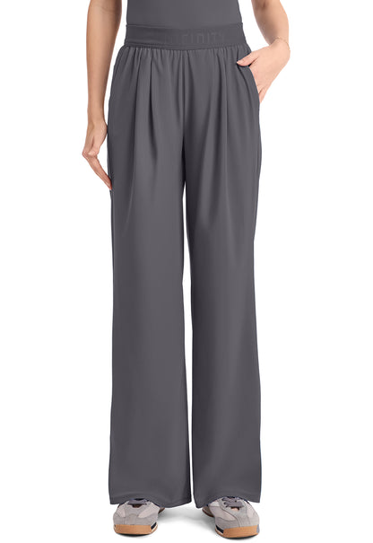 Pursuit IN025A Women's 3-Pocket Wide Leg Pants Pewter