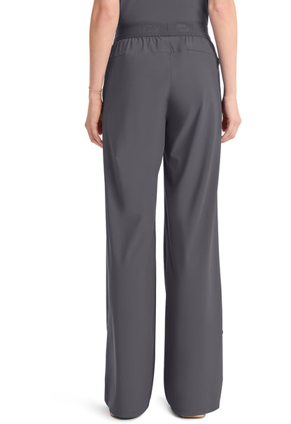 Pursuit IN025A Women's 3-Pocket Wide Leg Pants Pewter