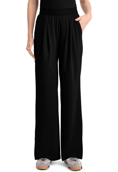 Pursuit IN025A Women's 3-Pocket Wide Leg Pants Black