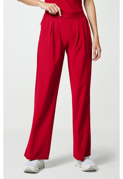 Pursuit IN025A Women's 3-Pocket Wide Leg Scrub Pants image 1