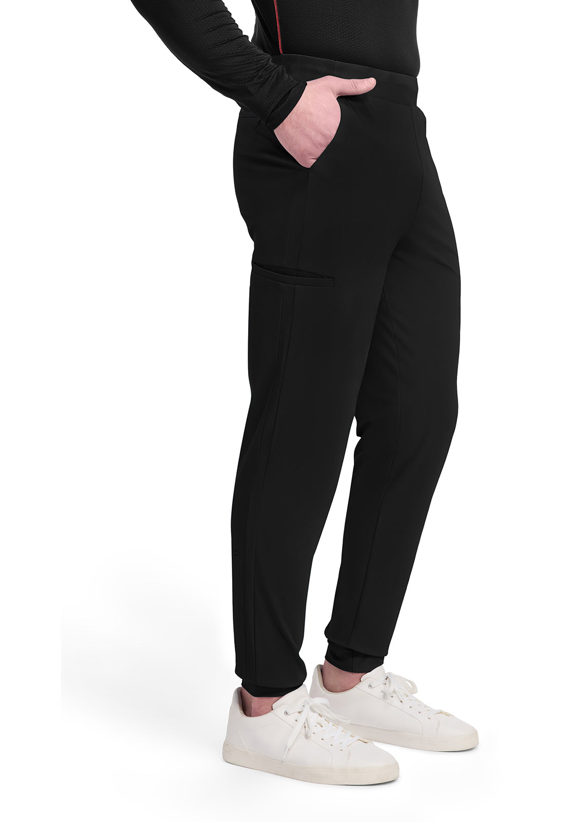 Pursuit IN027A Men's 5-Pocket Jogger Pants Black