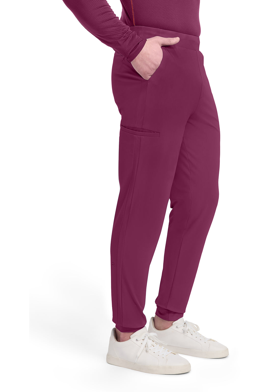 Pursuit IN027A Men's 5-Pocket Jogger Pants Wine