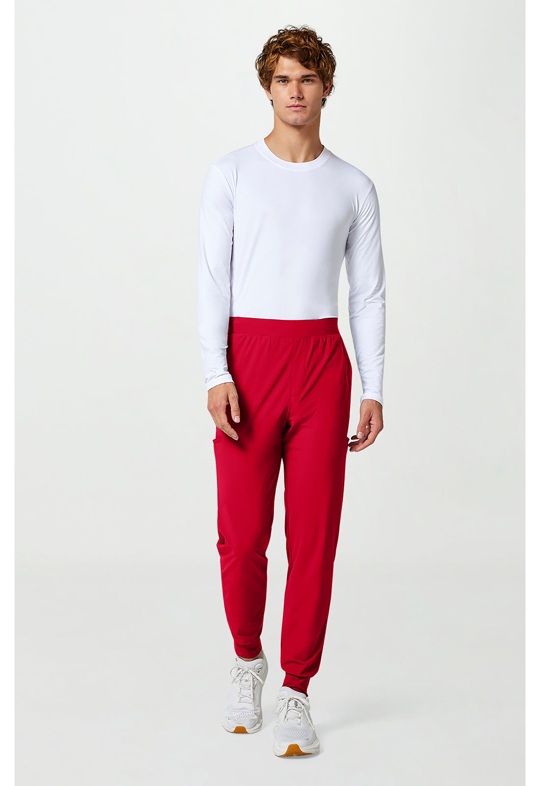 Pursuit IN027A Men's 5-Pocket Jogger Scrub Pants image 2