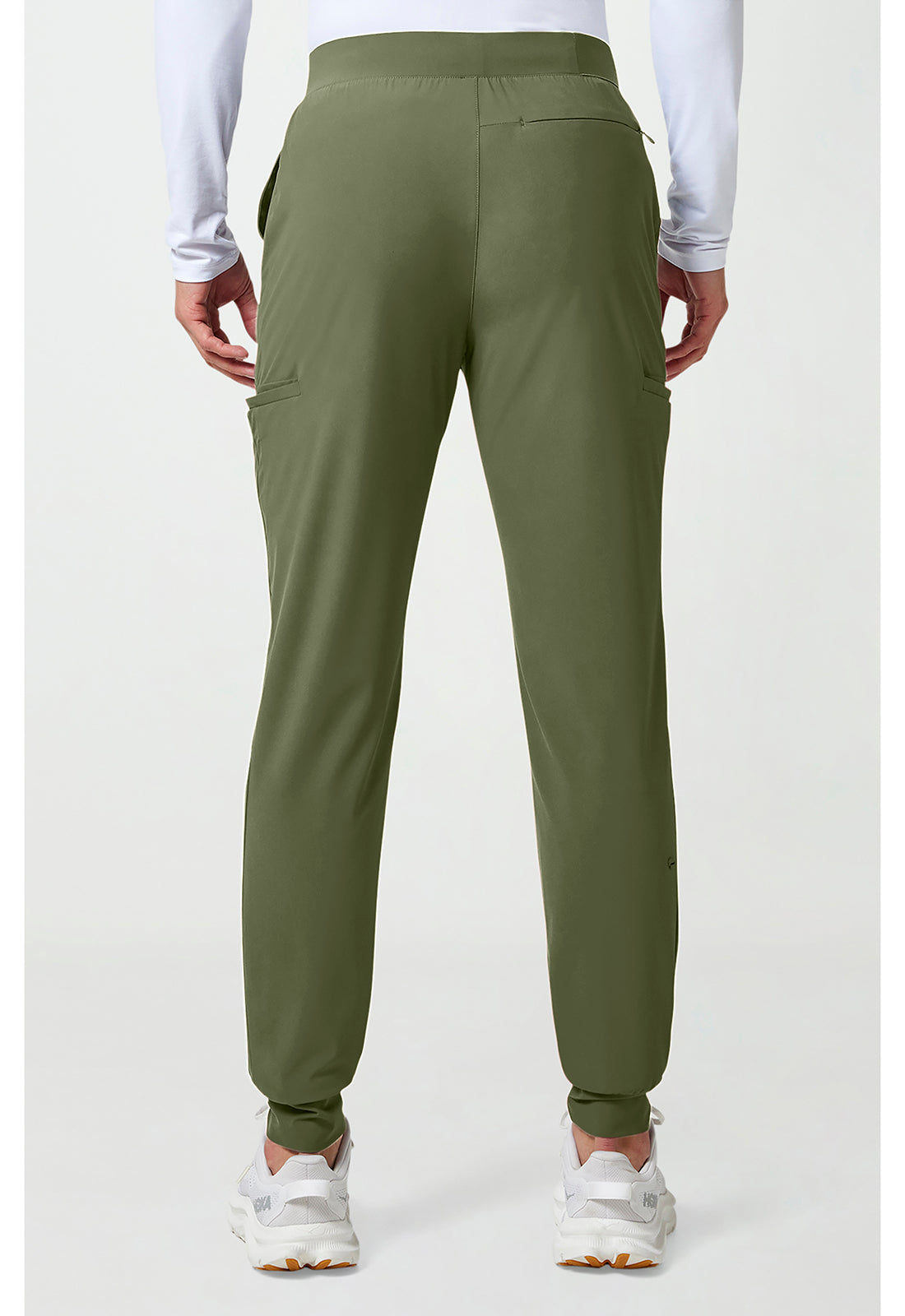 Pursuit IN027A Men's 5-Pocket Jogger Scrub Pants Olive