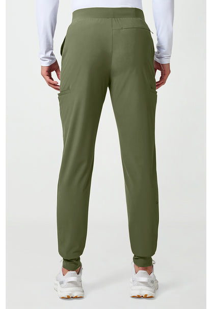 Pursuit IN027A Men's 5-Pocket Jogger Scrub Pants Olive