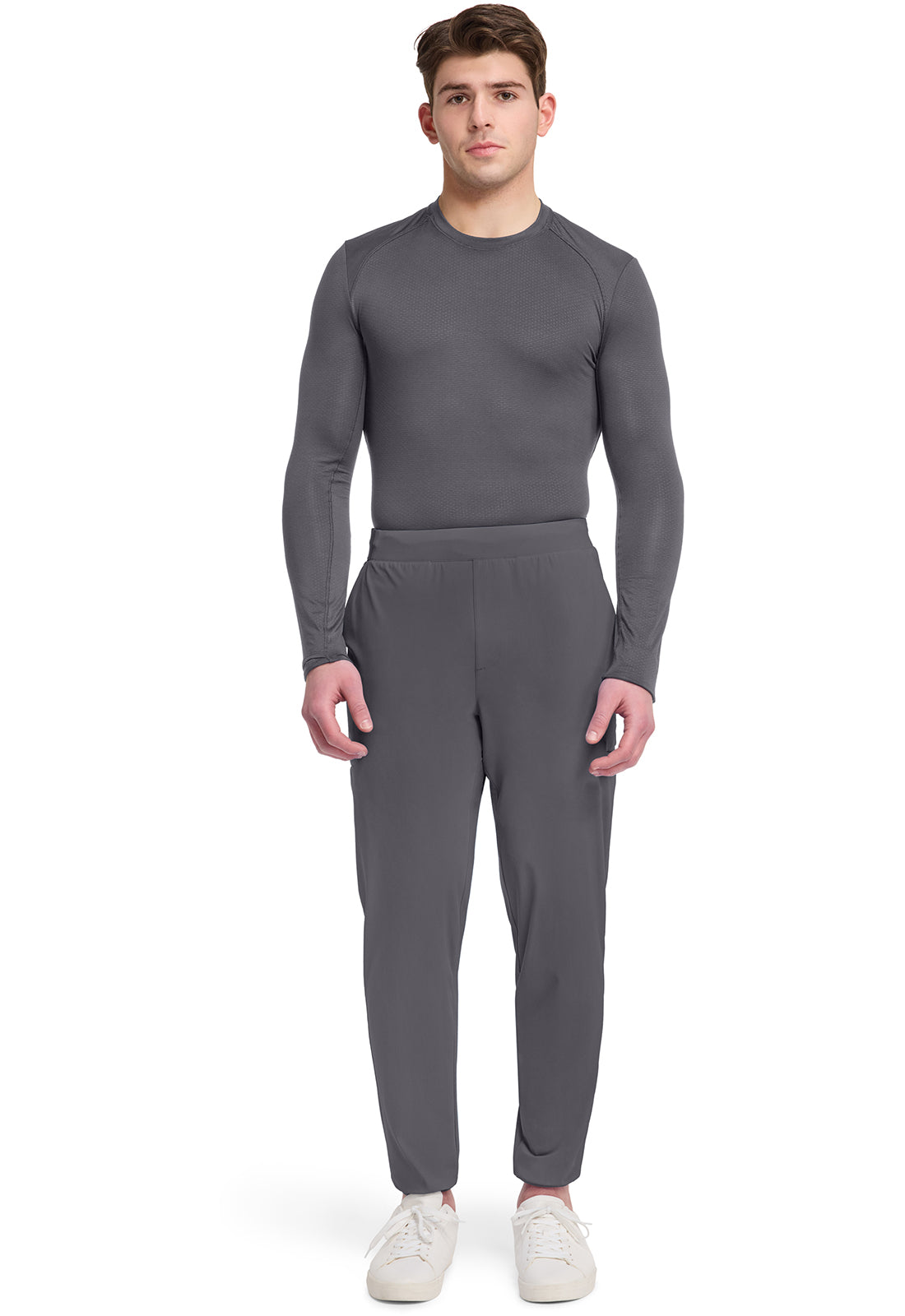 Pursuit IN027A Men's 5-Pocket Jogger Pants Pewter