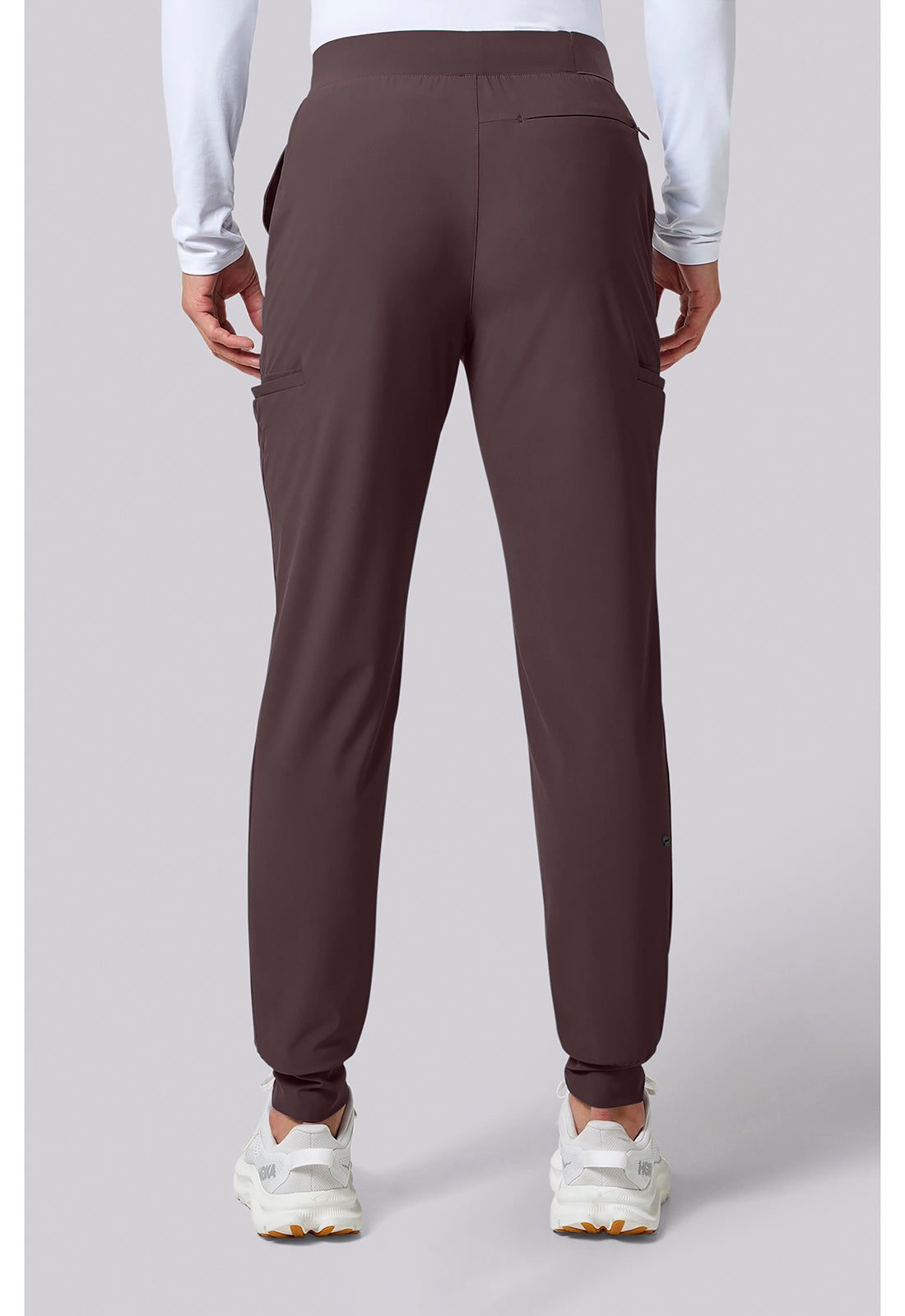 Pursuit IN027A Men's 5-Pocket Jogger Scrub Pants Walnut Roast