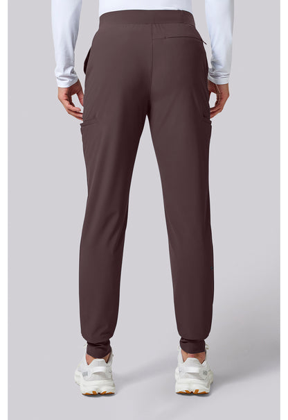 Pursuit IN027A Men's 5-Pocket Jogger Scrub Pants Walnut Roast