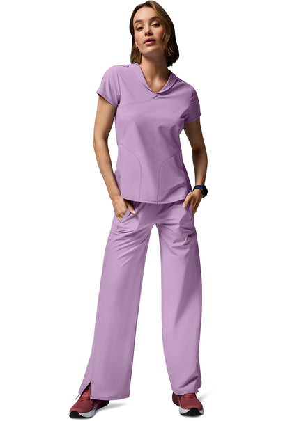 GNR8 IN028A Women's 6-Pocket Wide Leg Pants Livewire Lilac