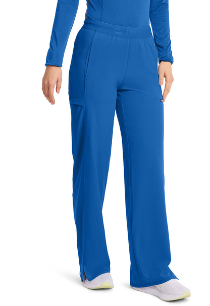 GNR8 IN028A Women's 6-Pocket Wide Leg Pants Royal