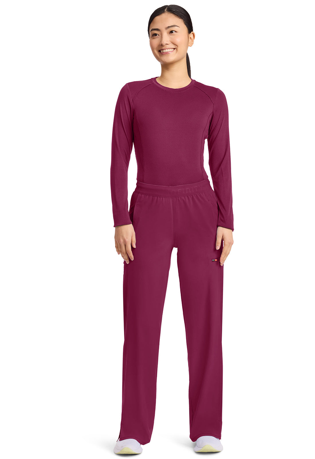 GNR8 IN028A Women's 6-Pocket Wide Leg Pants image 4