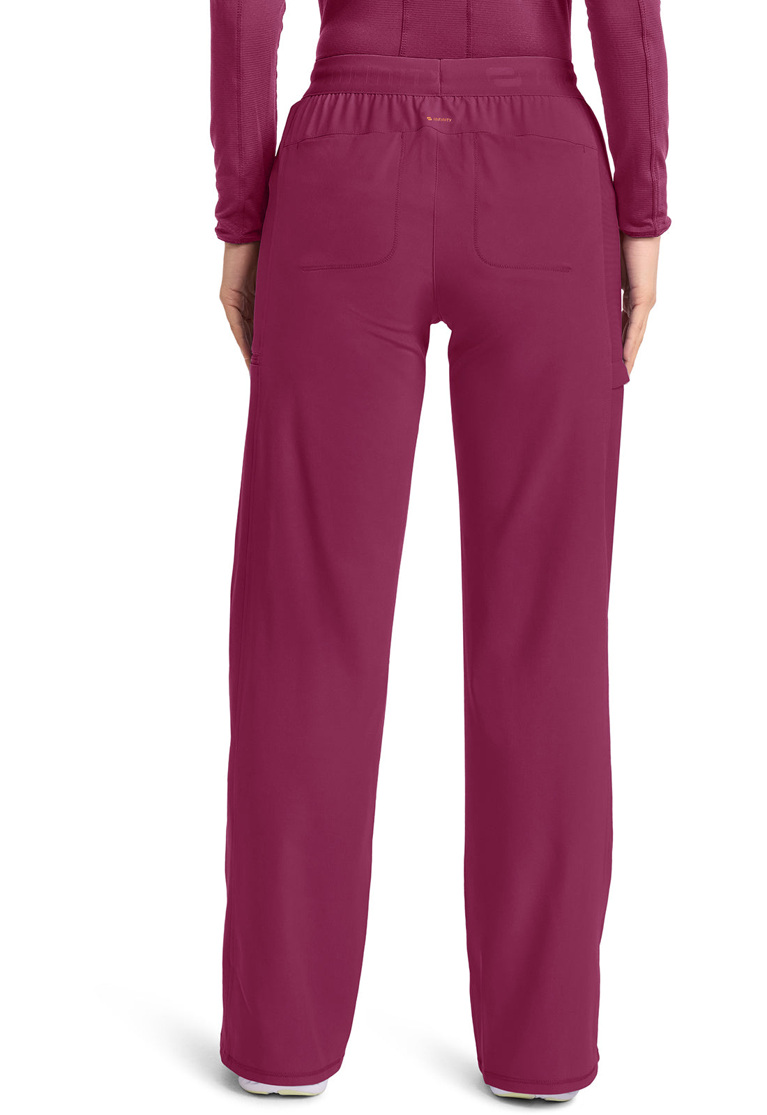 GNR8 IN028A Women's 6-Pocket Wide Leg Pants image 3