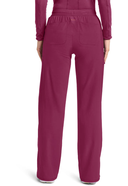 GNR8 IN028A Women's 6-Pocket Wide Leg Pants image 3