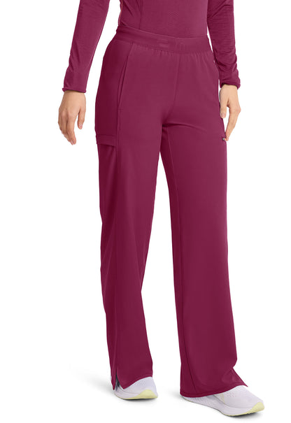 GNR8 IN028A Women's 6-Pocket Wide Leg Pants image 2