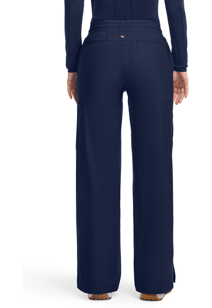 Kinetic IN103A Pintuck Wide Leg Pants Navy