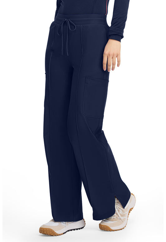 Kinetic IN103A Pintuck Wide Leg Pants Navy