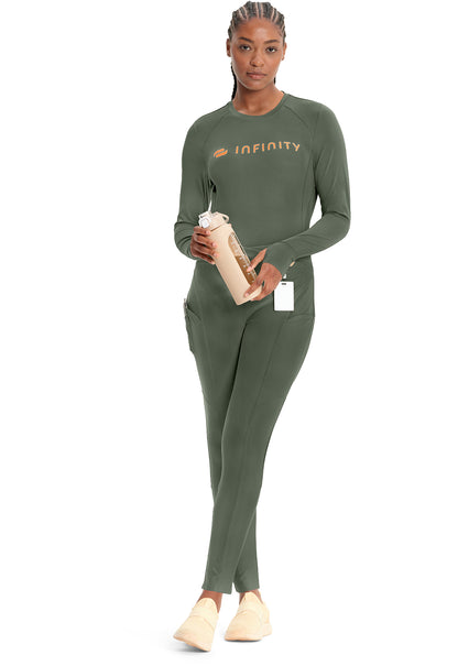 Kinetic IN106A Knit Natural Rise Legging Sap Green Image