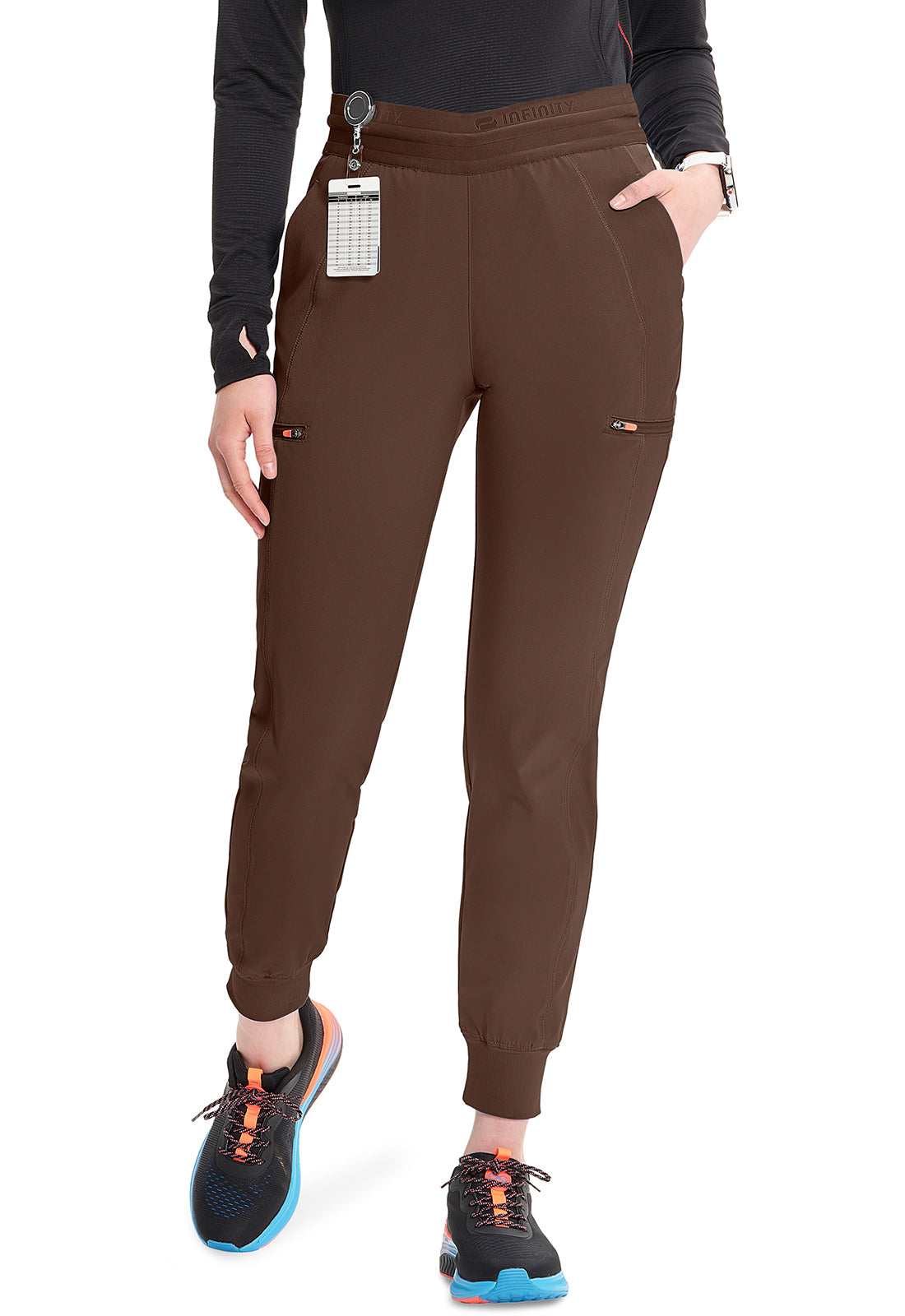 Classics IN122A Mid Rise Jogger Espresso Express