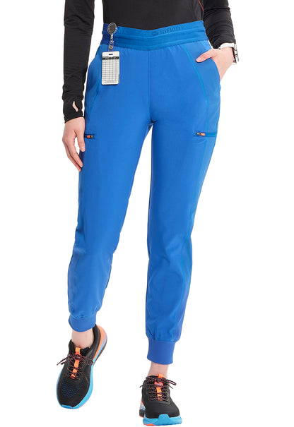 GNR8 IN122A Mid Rise Jogger Royal Model Image Right Side | Infinity