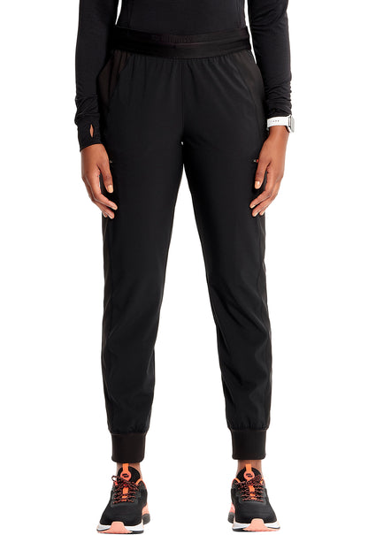 GNR8 IN122A Mid Rise Jogger Black