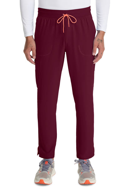 GNR8 IN200A Men's Drawstring Straight Leg Pants Wine