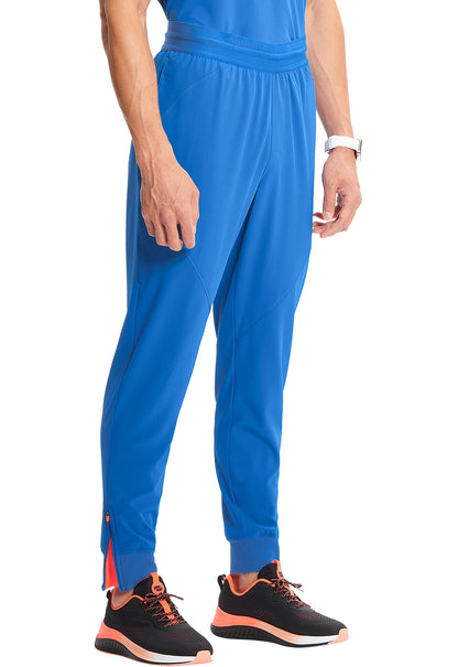 GNR8 IN204A Men's Drawstring Jogger Royal Model Image Left Side | Infinity