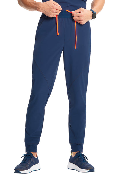 GNR8 IN204A Men's Mid Rise Jogger Navy