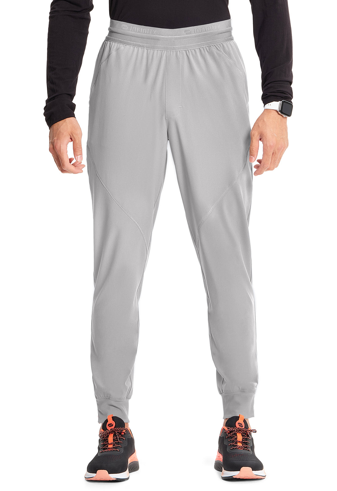 GNR8 IN204A Men's Mid Rise Jogger Vapor Model Image Front | Infinity