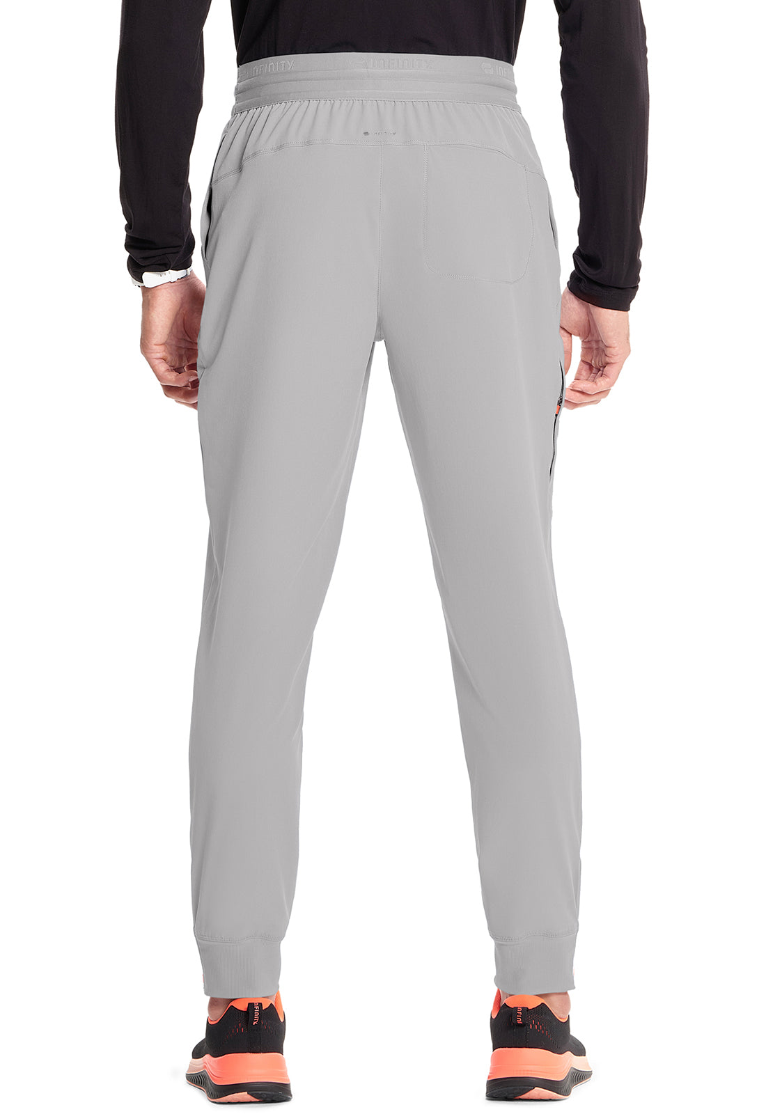 GNR8 IN204A Men's Mid Rise Jogger Vapor Model Image Back | Infinity