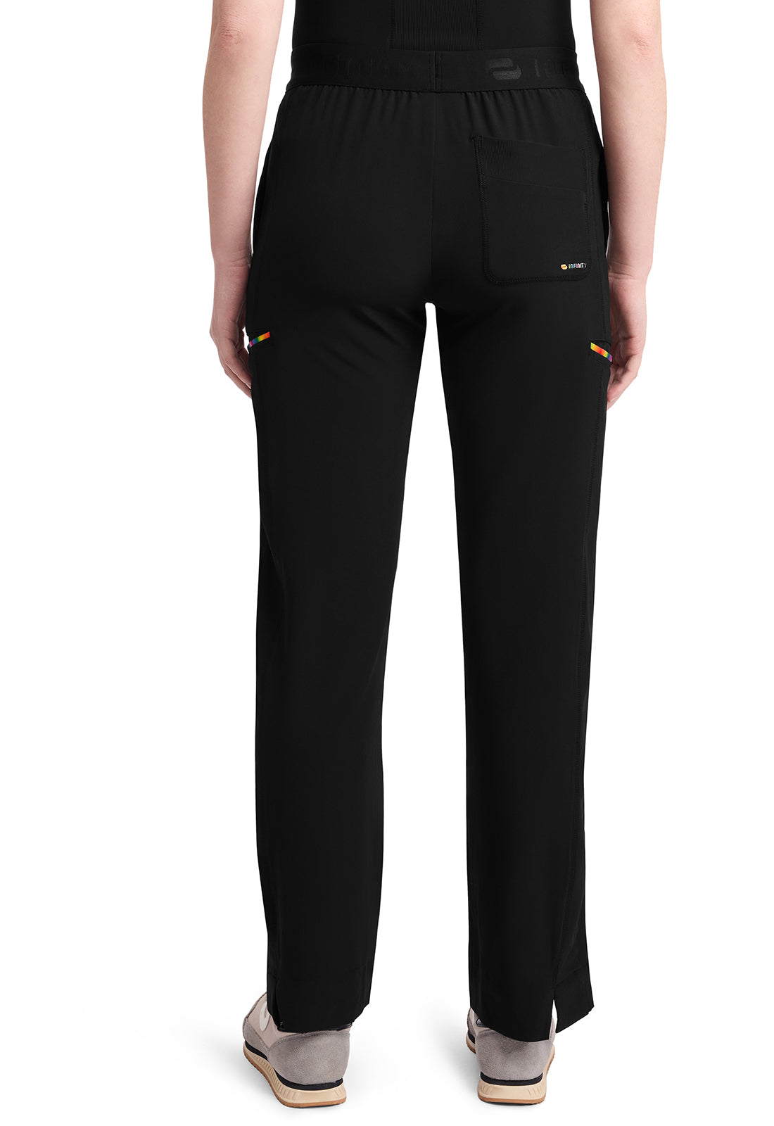 GNR8 Pride IN211A Women's Fit 5-Pocket Wide Leg Pants Black