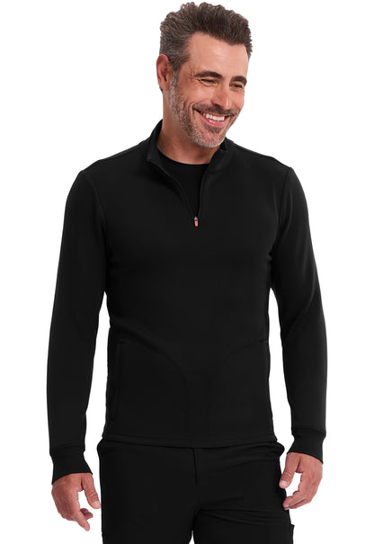 Lifestyle IN302 Men's Mock Neck Jacket Black