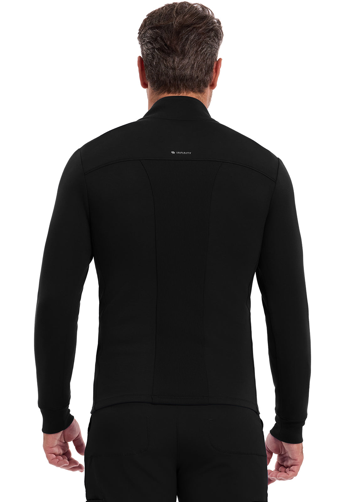 Lifestyle IN302 Men's Mock Neck Jacket Black