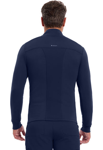 Lifestyle IN302 Men's Mock Neck Jacket Navy