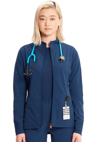 GNR8 IN320A Zip Front Jacket Navy