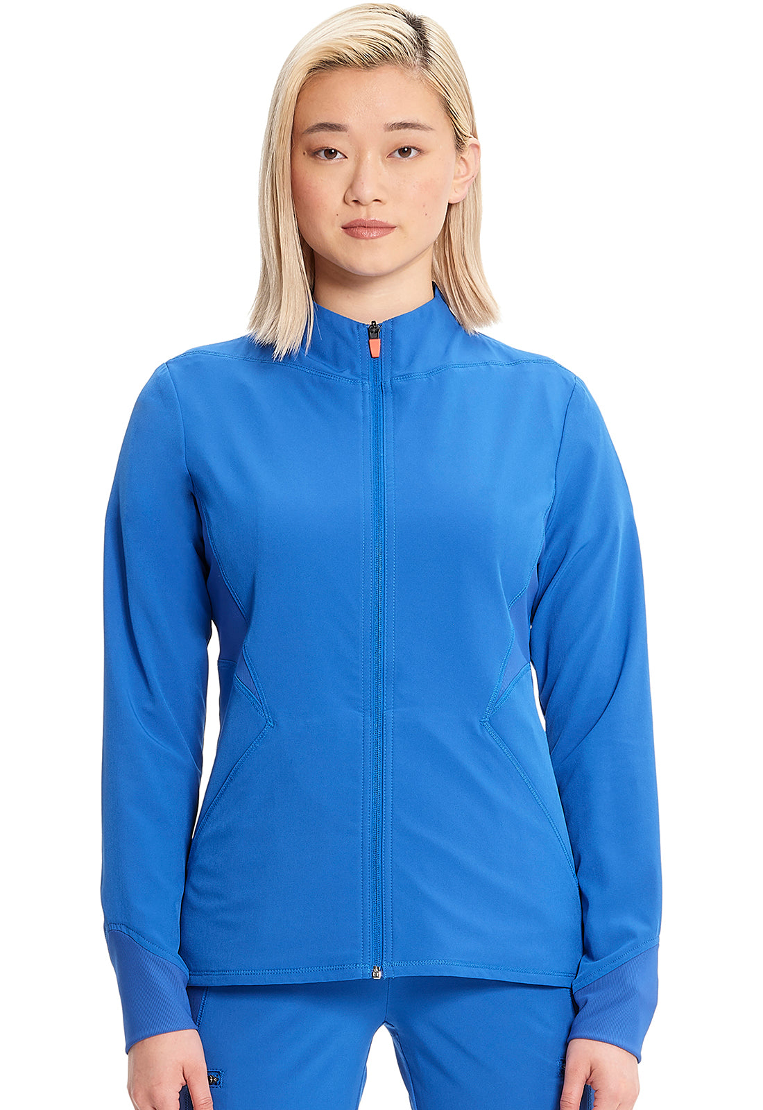 GNR8 IN320A Zip Front Jacket Royal Model Image Front | Infinity