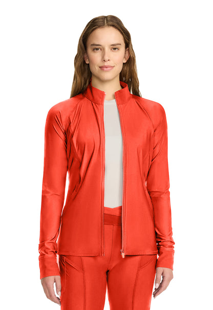 GNR8 Kinetic IN337A Women's Raglan Zip Front Jacket Fire Bird