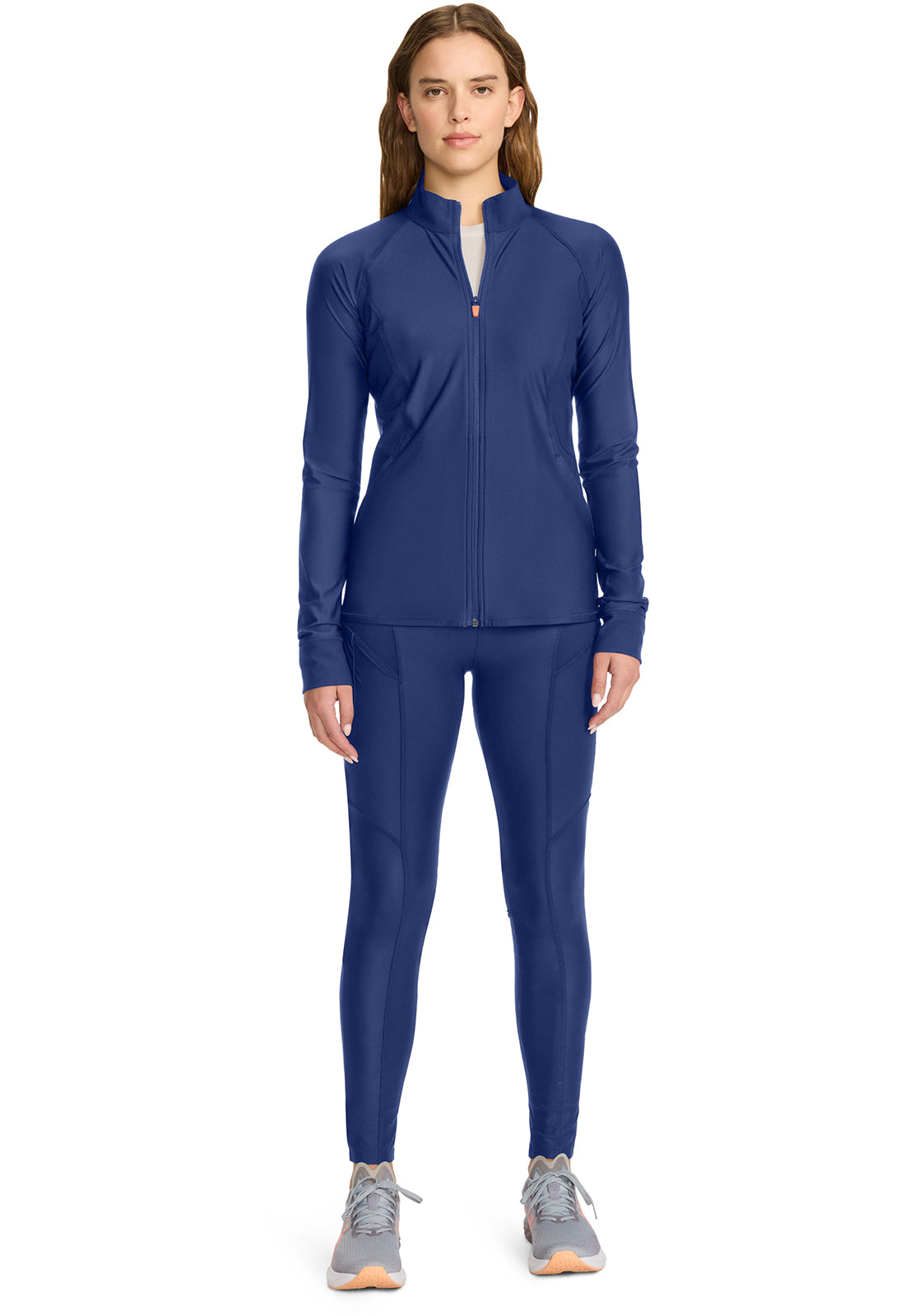 GNR8 Kinetic IN337A Women's Raglan Zip Front Jacket Navy