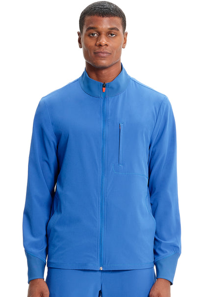 GNR8 IN350A Men's Zip Front Jacket Royal Model Image Front | Infinity