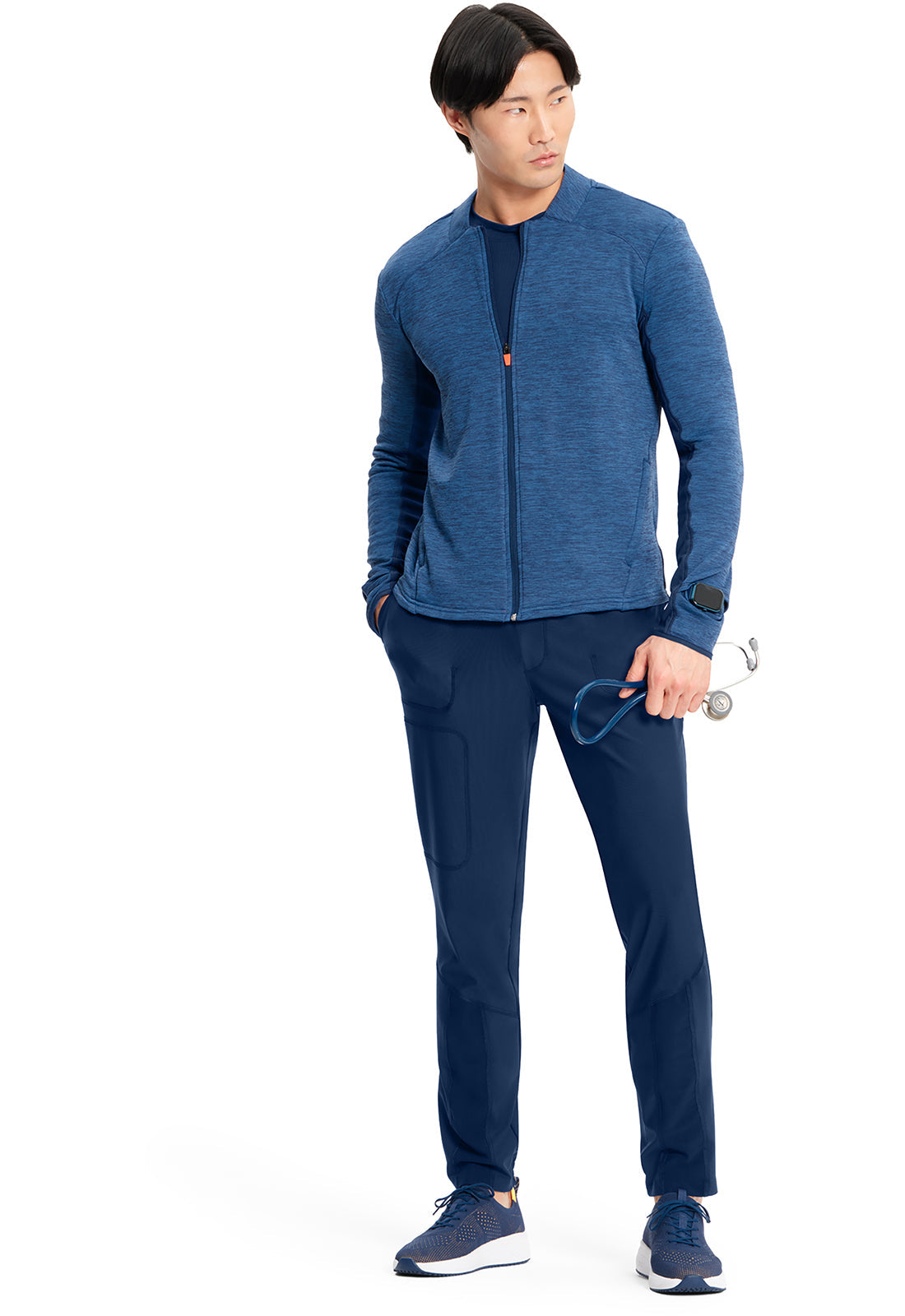 Lifestyle IN501A Men's Athletic Zip Front Jacket image 4