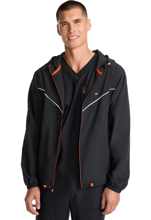 Lifestyle IN507 Packable Jacket Black Model Image Front | Infinity